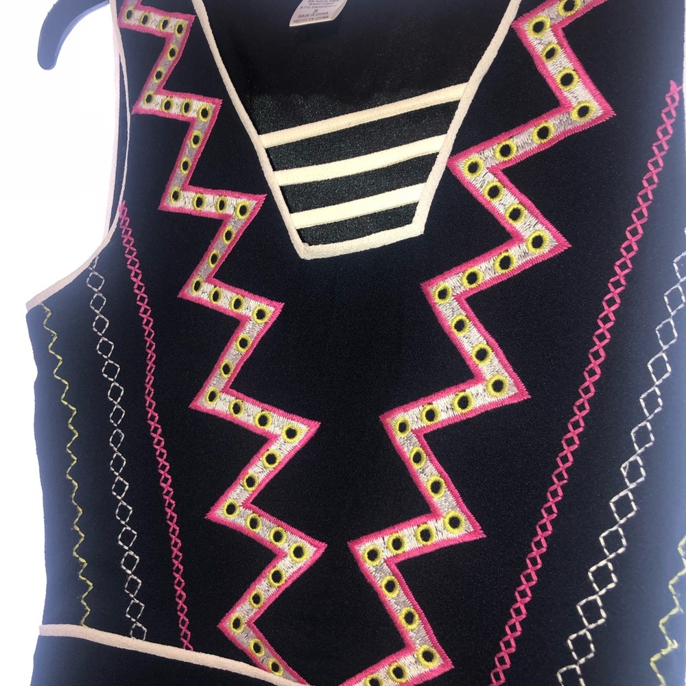 Esley geometric pattern dress